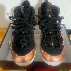 Nike Black and Copper Sneakers